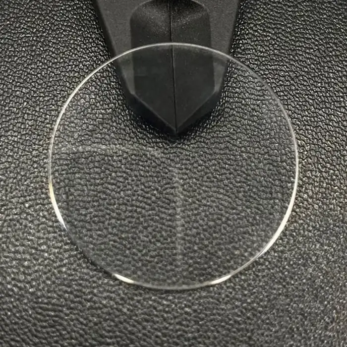 Verre saphir transparent plat pour montre, diamètre 24 - 40,5 mm, épaisseur 1,0/1,2/1,5/2,0/2,5/3,0 