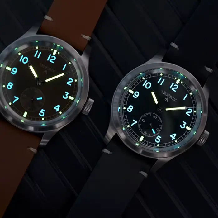 Milifortic M060 D12 montres militaires 39mm sale douzaine sous-cadran automatique mécanique 100m étanche hommes