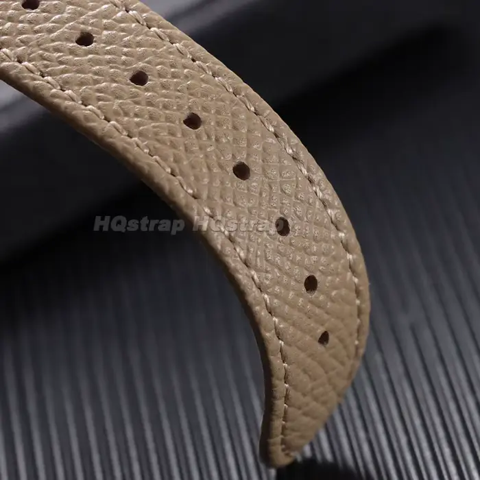 Bracelet de montre en cuir grainé 18mm 19mm 20mm 21mm 22mm à dégagement rapide