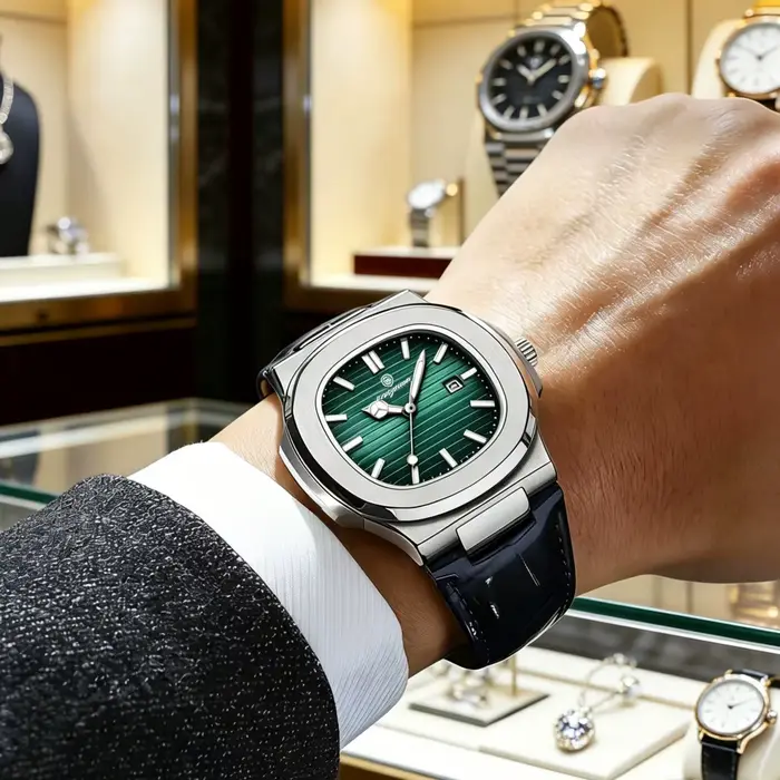 Montre carrée pour homme de la marque PAAZOMU