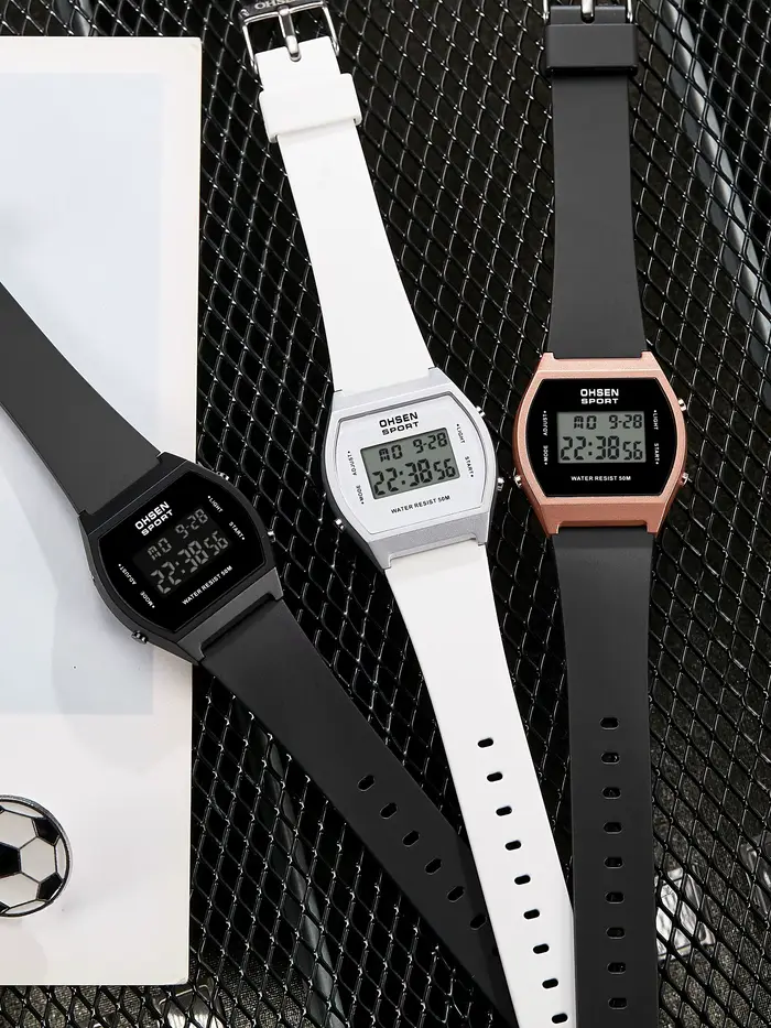 Montres numériques pour femmes blanc mode montre de Sport étanche pour filles reloj mujer électronique dames montre-bracelet réveils
