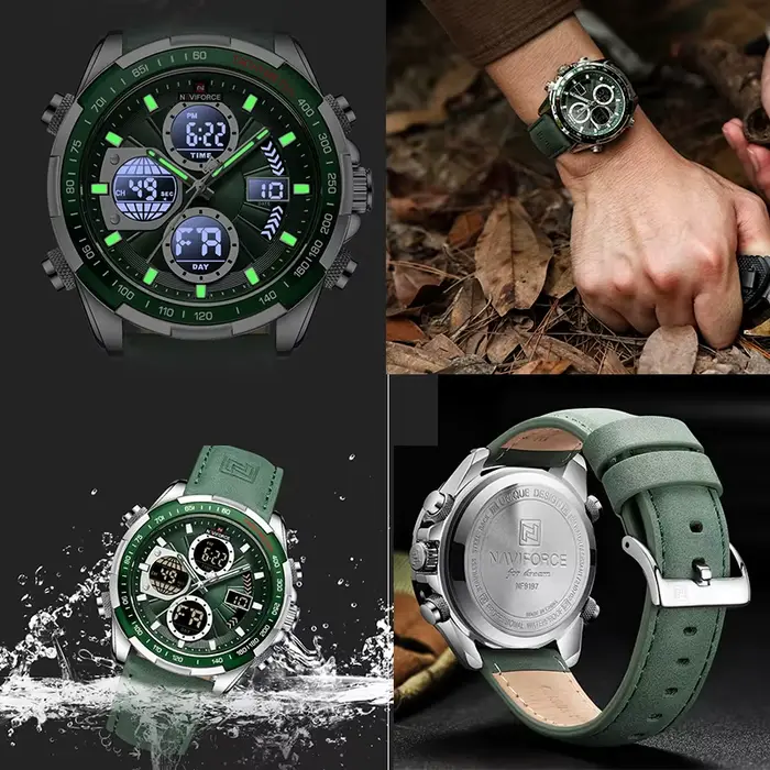 NAVIFORCE Montres militaires tendance pour hommes
