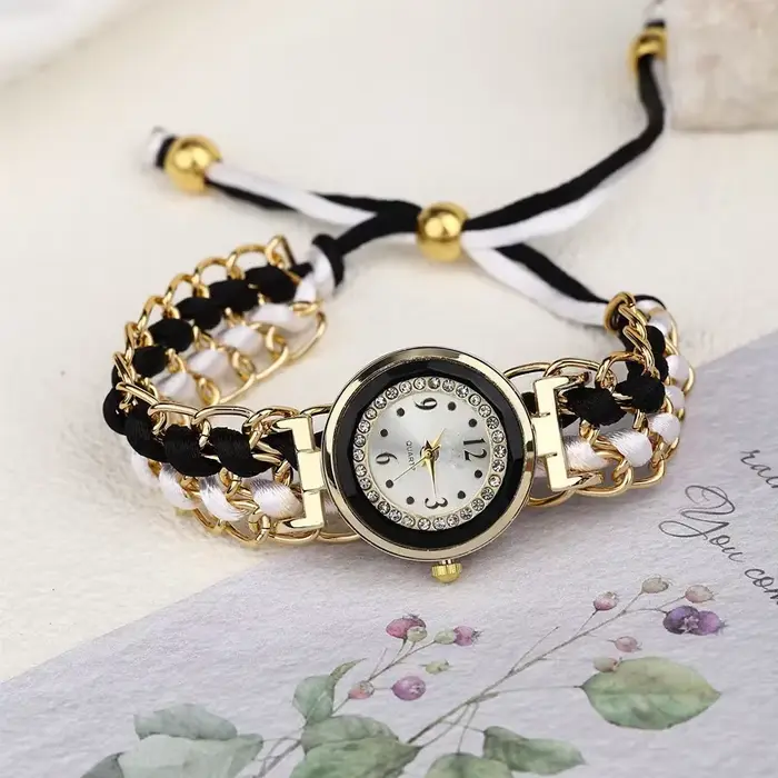 Montre Moonbiffy Quartz Femme Style Simple Couleur Argent Occasions Spéciales