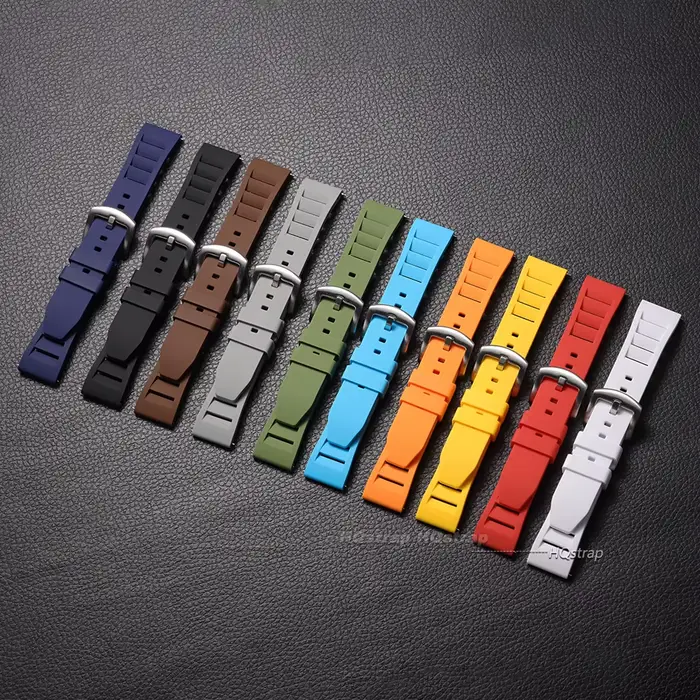 Bracelet de montre en Silicone 20mm 22mm en caoutchouc