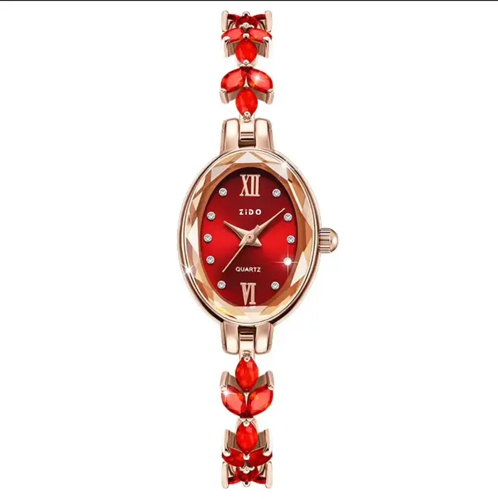UTHAI femmes montres lumière luxe diamant incrusté pour trèfle montre étanche ovale dames mode Quartz Bracelet