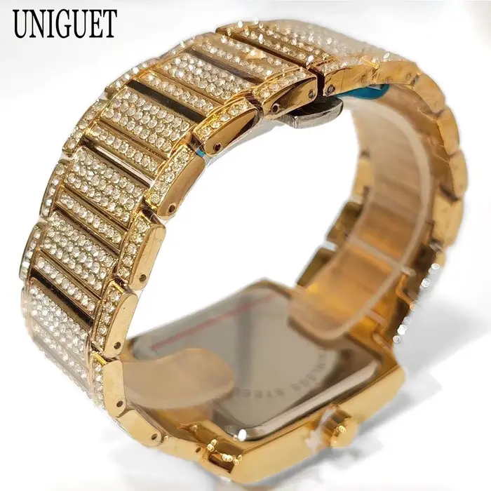 Umy GUET-Montre à Quartz de Luxe pour Homme