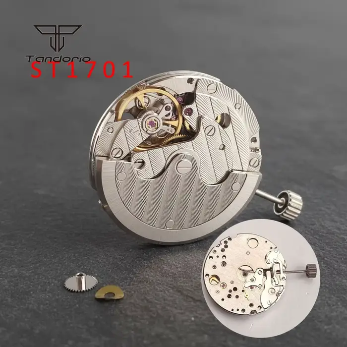 Mouvement de montre mécanique automatique ST1701, 21600BPH, haute précision, 20 bijoux, mécanisme de