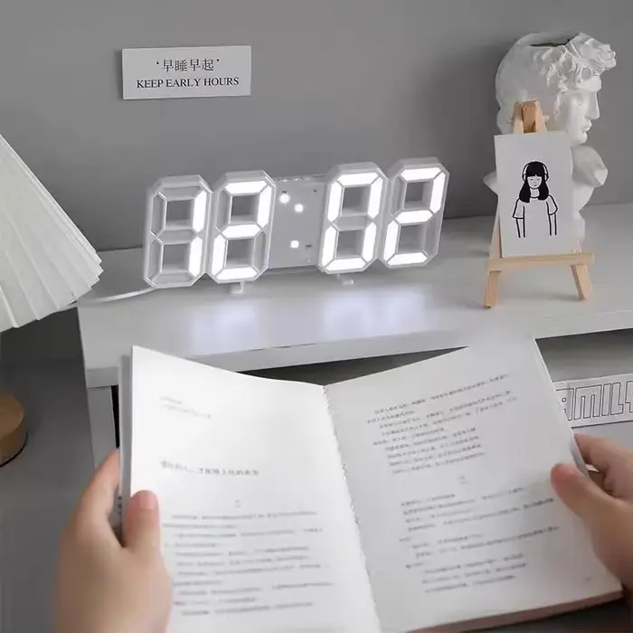 Horloge murale numérique électronique