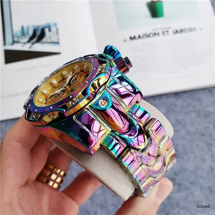 Joker invaincu montres à Quartz hommes réserve boulon Zeus fonction Invincible grand cadran mâle montre AAA horloge chaude Relogio Masculino