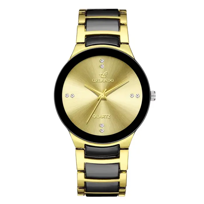 Montre de luxe en acier au tungstène pour hommes