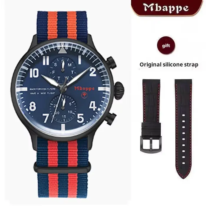 Mbappe Montre de luxe pour homme/femme, montre-bracelet d'affaires élégante avec cadran exquis, spor