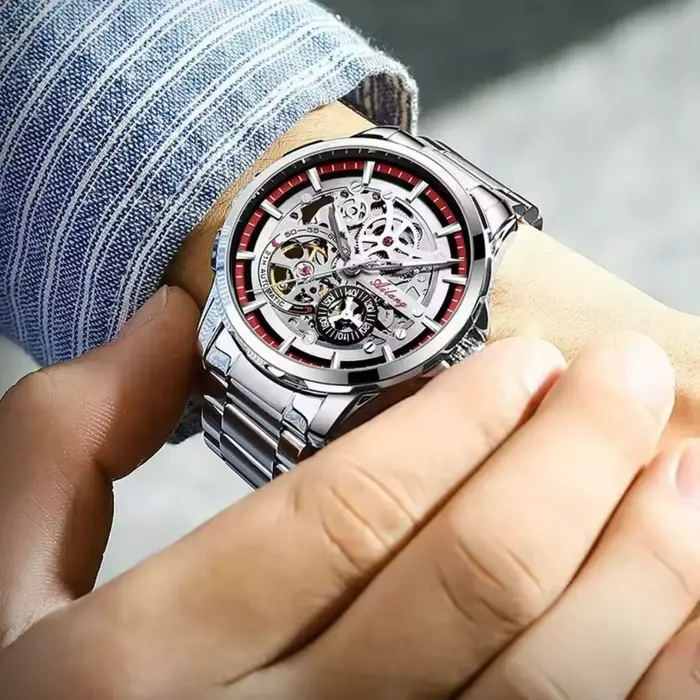 Montre sport homme Ailang style rétro grand cadran tourbillon automatique mécanique étanche pour hommes ocassions spéciales