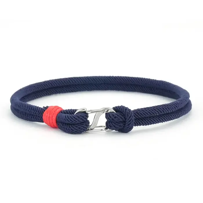 Bracelets simples pour hommes tissés à la main détachables 7 couleurs