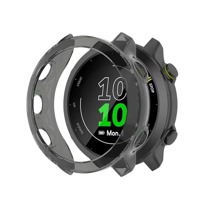Étui de protection et protecteur d'écran 2 en 1 pour Garmin Forerunner 55 158