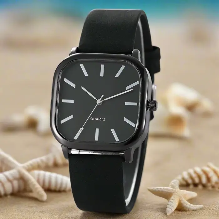 Nouvelle montre en cuir Simple hommes femmes montre-bracelet à Quartz mode élégant cadran carré montres décontractées horloge neutre exquis Relojes