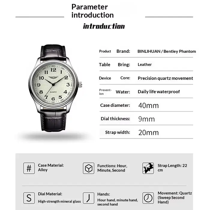 Montre-bracelet homme 2026 de luxe
