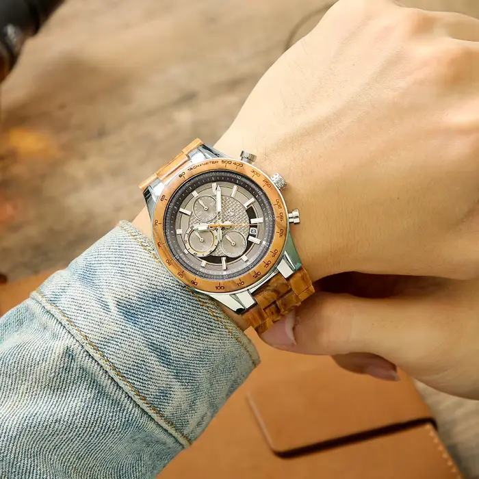 Vicvs offre spéciale montre pour hommes calendrier chronographe