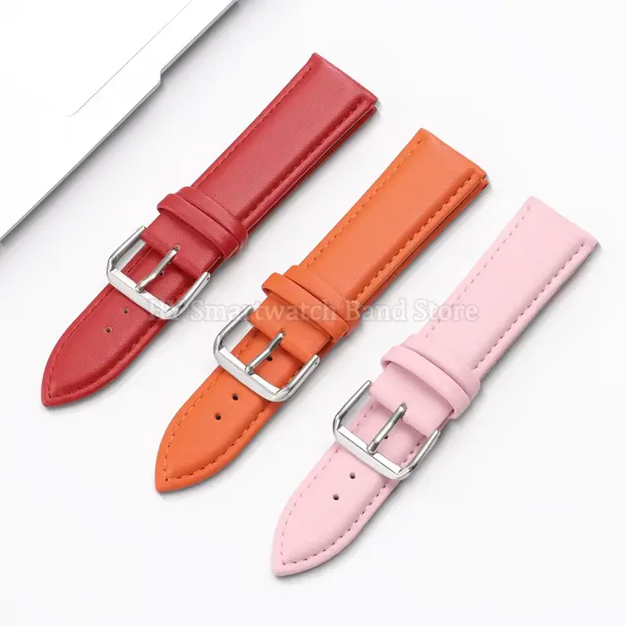 Bracelet de montre en cuir de veau 12mm 14mm 16mm 18mm 20mm 22mm