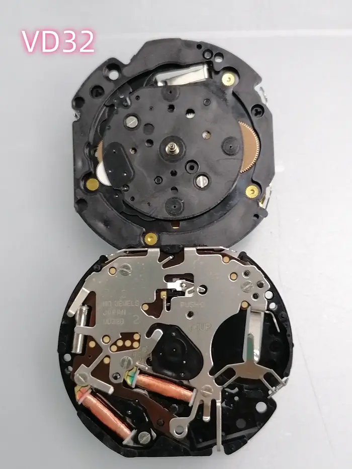 Montre mouvement à quartz VD53C VD57C VD54C VD55C VD51C VD56C VD31B VD32B VD33B VD35B VD36B VD37B Or