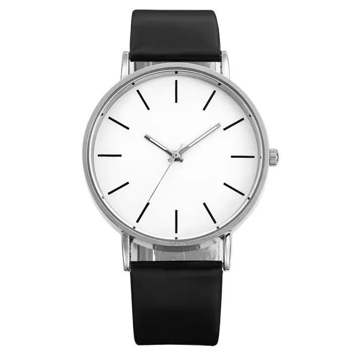 Simple femmes montre haut de gamme mode analogique montre à Quartz pour femme décontracté affaires d