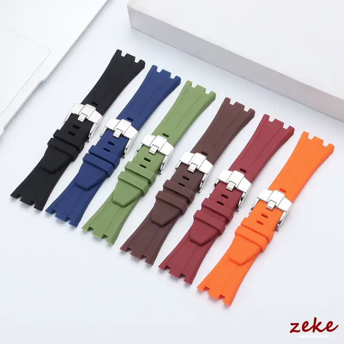 Bracelet de montre en caoutchouc pour Royal Oak 26 mm