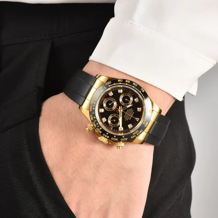 Montre OUMASHI-39.5mm Édition Limitée avec Mouvement Mécanique Auto et Fonction Chronographe pour Hommes Occasions Spéciales