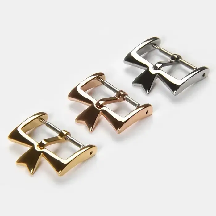 Boucle à ardillon en acier inoxydable pour montres Vacheron Constantin en argenté, doré, or rose et autres couleurs pour femmes et hommes occasions spéciales