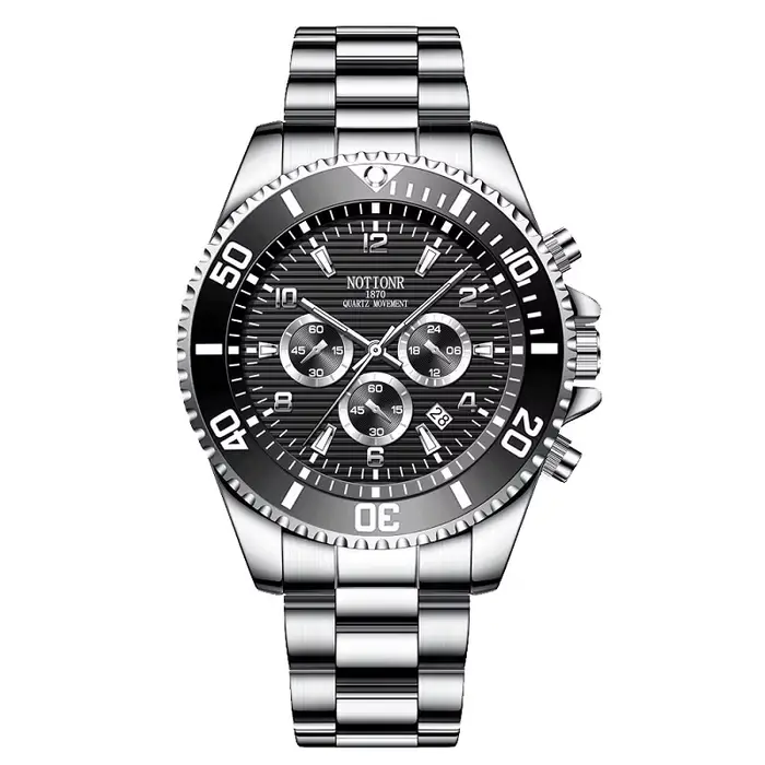 Mode hommes montres pour hommes sport Quartz Montre-bracelet Homme d'affaires Montre horloge lumineu