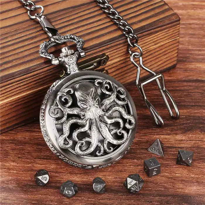 Boîtier de montre de poche poulpe creux en Bronze