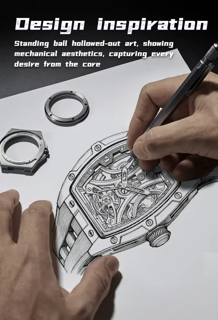 MEGIR 2245 Nouvelles montres mécaniques automatiques de luxe