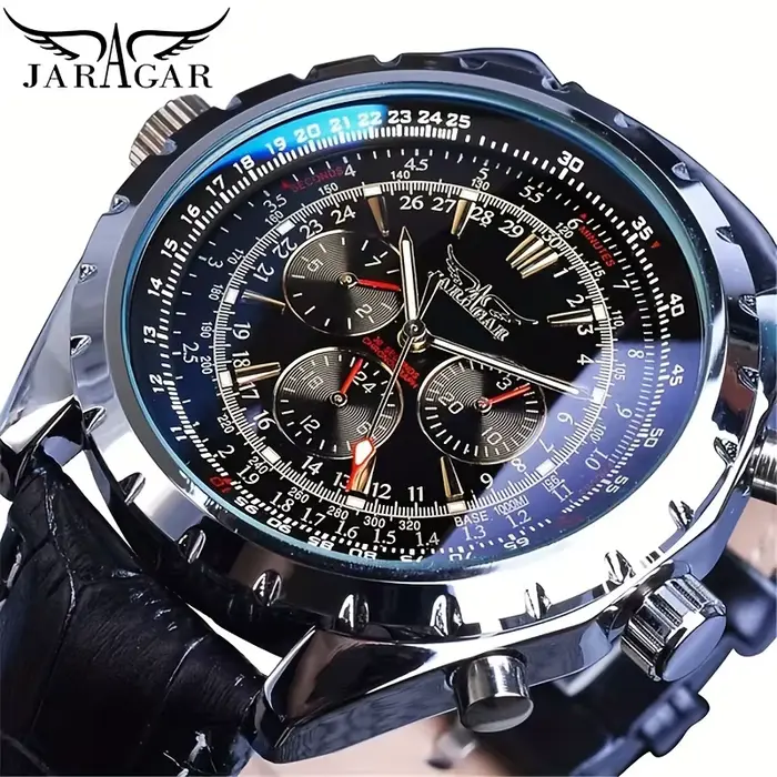 Montre élégante et fonctionnelle FORSINING en acier inoxydable pour homme avec design ajouré et grand cadran pour occasions spéciales et quotidiennes