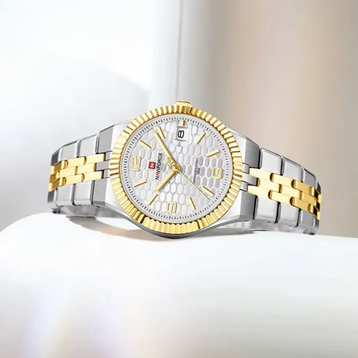 NAVIFORCE Nouvelle Montre Femme de Haute Qualité Étanche à Quartz pour Dames