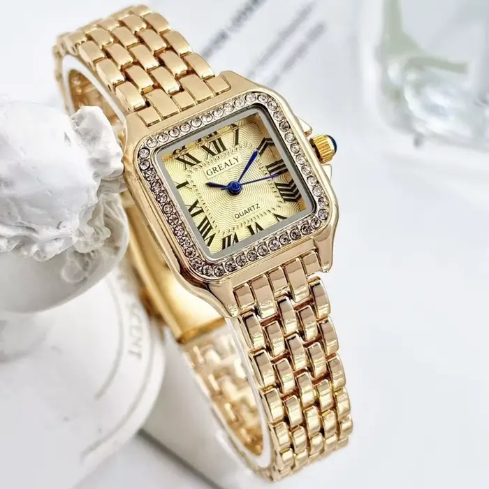 Nouveau luxe femmes montre mode carré montre-bracelet