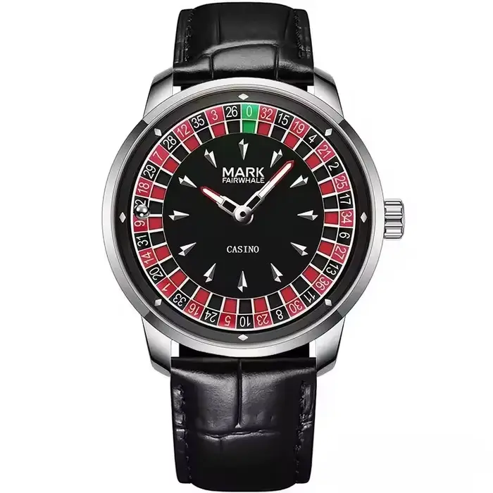 Mark Fairwhale 5031 nouveau 2025 montre pour hommes de marque supérieure Quartz chiffres arabes cadr
