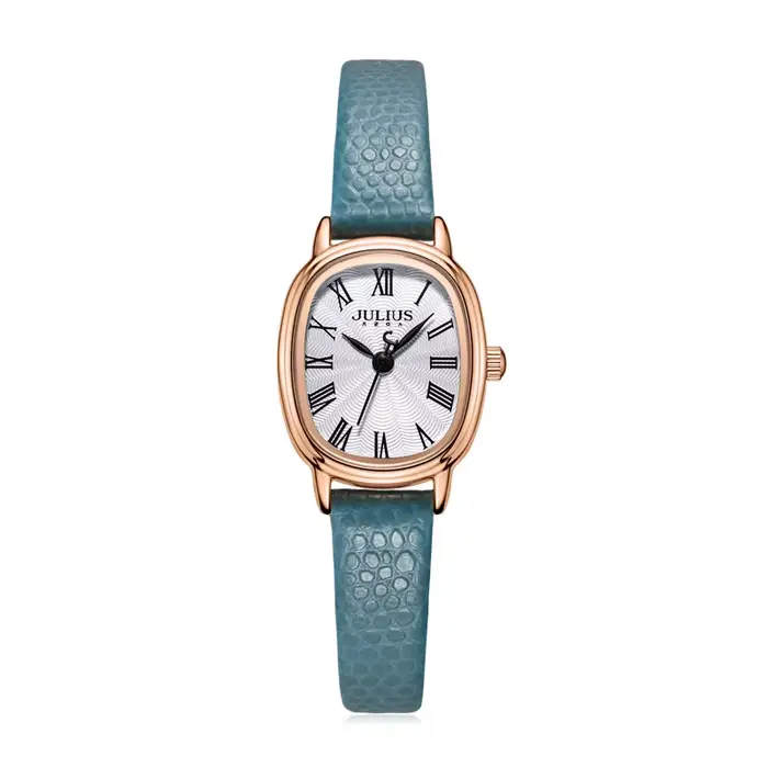 Petite montre ovale élégante pour femme