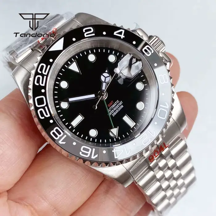 Montre Tandorio Gstuff Mécanique pour Homme Style Mode et Décontracté Résistante à L'Eau Occasions Spéciales Plongée et Vie Quotidienne