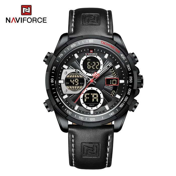 NAVIFORCE mode montres militaires pour hommes de luxe Original sport chronographe montre étanche Quartz montre-bracelet horloge