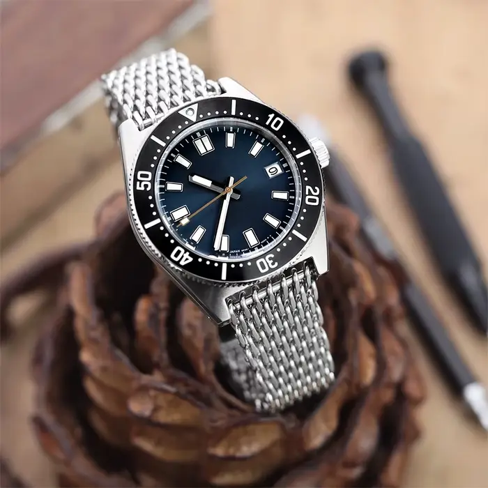 Cool Shark – Bracelet de montre de plongée pour Seiko 5