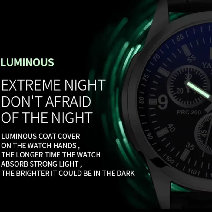 Montres à Quartz lumineuses pour hommes YAZOLE Top marque de luxe montre-bracelet