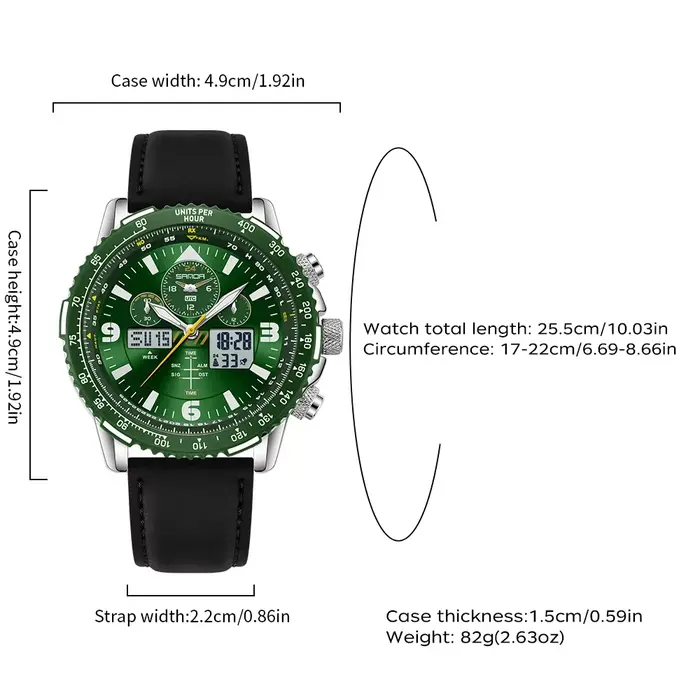 SANDA – montre à Quartz pour hommes