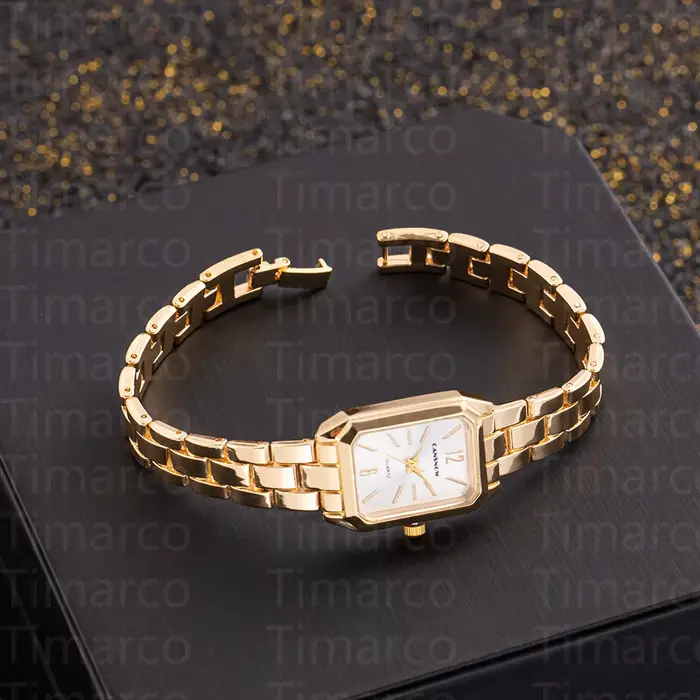 Montre à quartz d'affaires élégante pour femmes