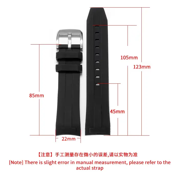 Bracelet de montre en caoutchouc silicone durable résistant à la transpiration pour Tissot SEASTAR Series unisexe occassions spéciales confortable et élégant