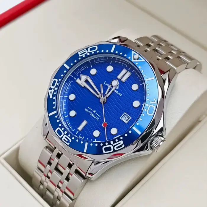 Montre mécanique pour homme de style européen et américain, série Seahorse, design squelette, bracel