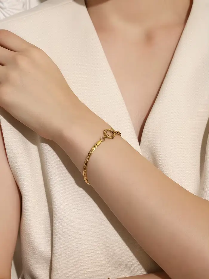 E.B.belle – Bracelet à chaîne avec boucle de fronde