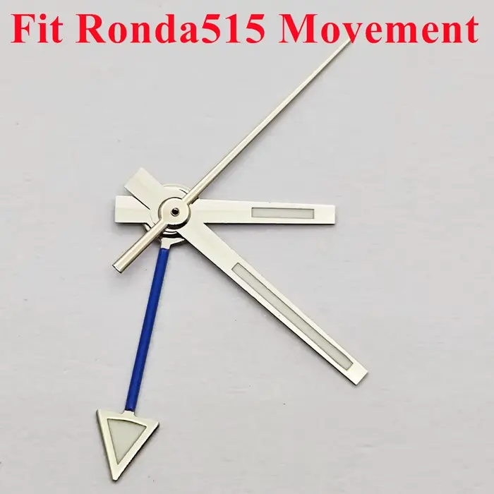 RICHUS Ronda515 GMT aiguilles de montre argent or Rose-or aiguilles de montre lumineuses ajustement 