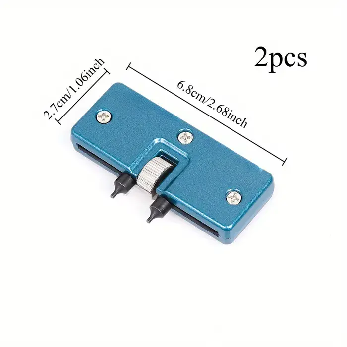 Outil de réparation de montre portable, ouvre-montre à deux pieds pour ouvrir le fond du boîtier de 