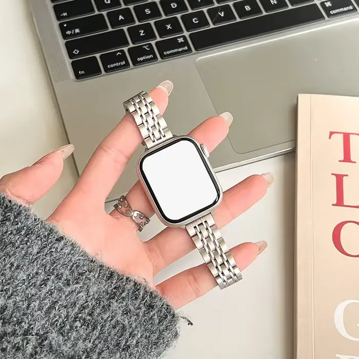Bracelet de montre mince en acier inoxydable