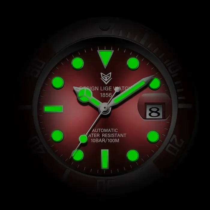 Montre mécanique à tourbillon pour homme