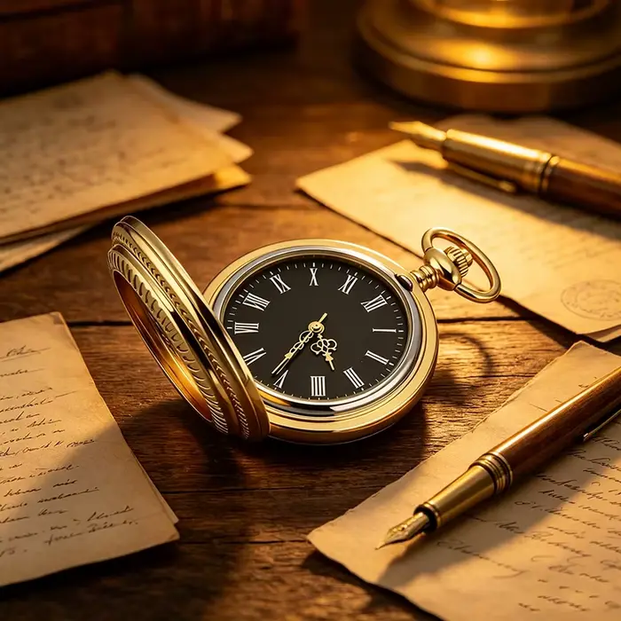 Montre de poche vintage pour homme