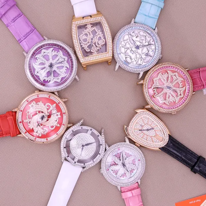 Davena Roate – montre de luxe en cuir véritable pour femmes